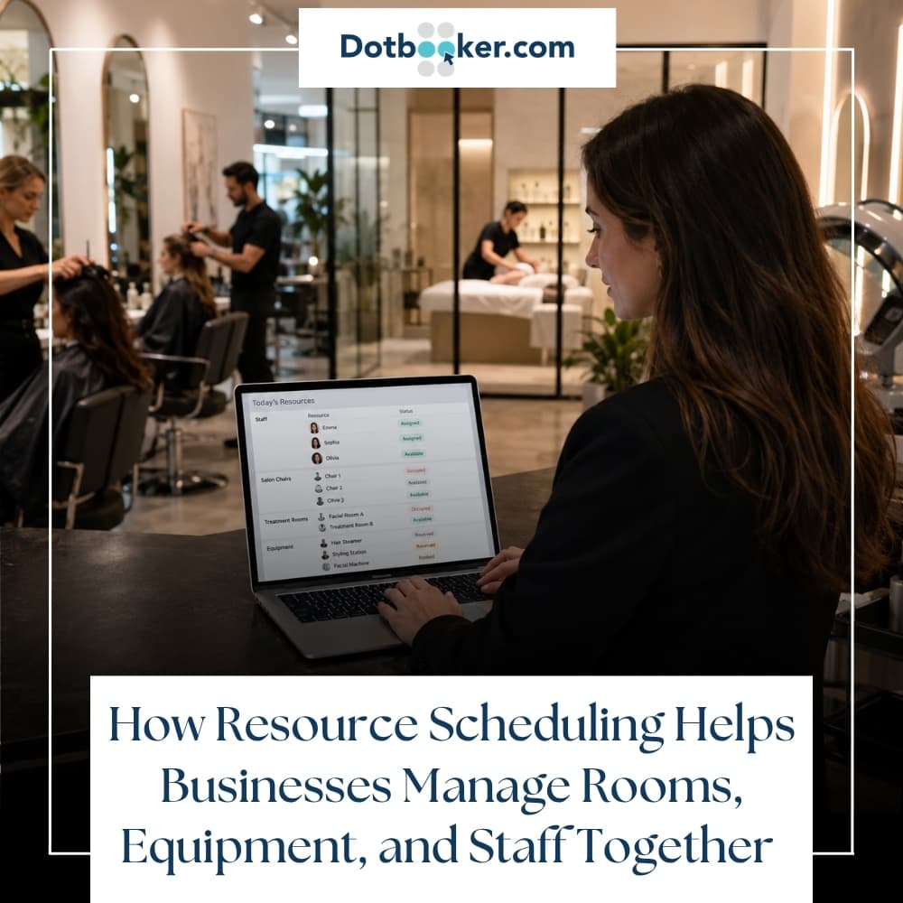 How Resource Scheduling Helps Businesses Manage Rooms, Equipment, and Staff Together