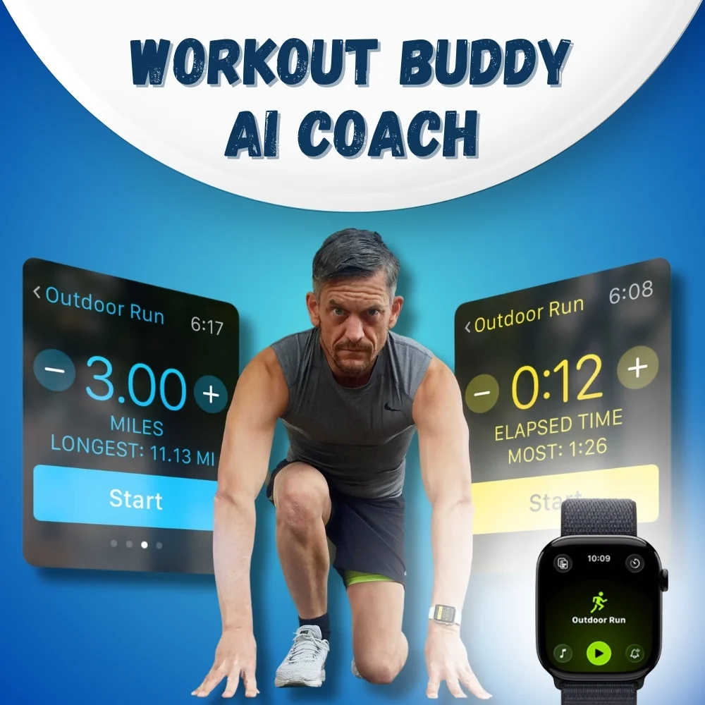 Apple Watch AI coach giving real-time feedback during workouts