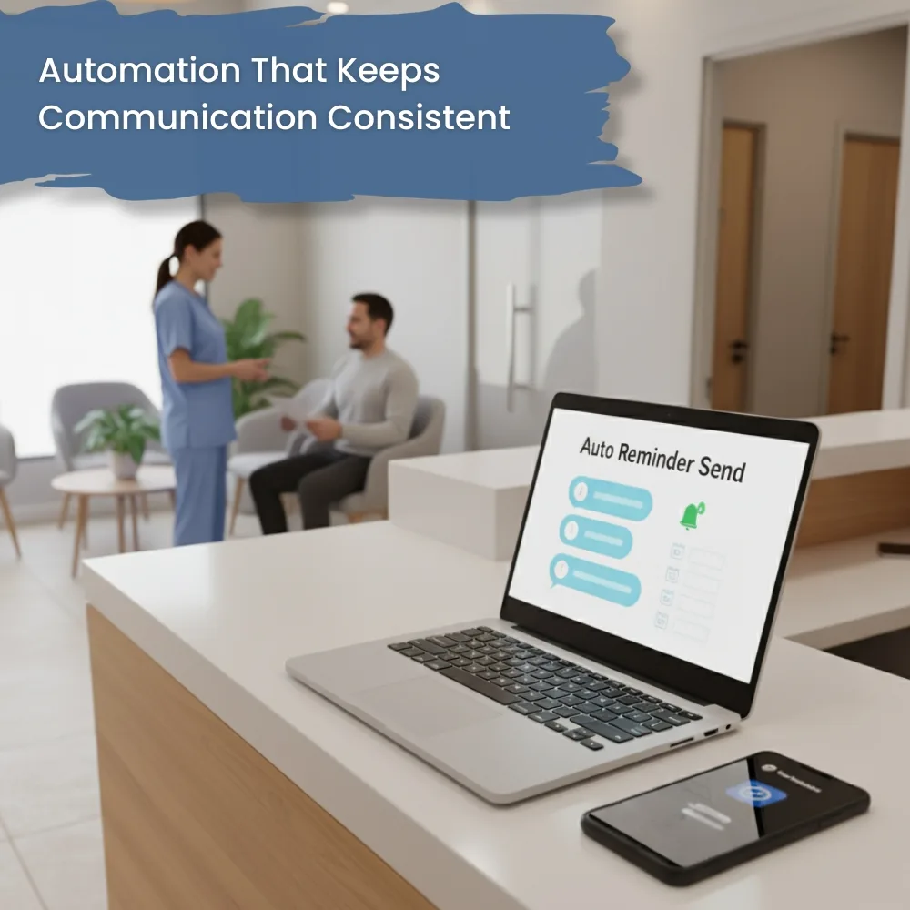 Automation software ensuring consistent communication in clinics Automation software ensuring consistent communication in clinics