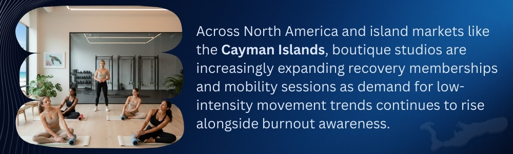 Boutique studios offer mobility sessions as low intensity trends rise