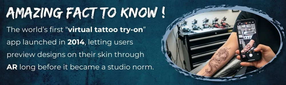 Virtual tattoo try-on app launched in 2014 using AR for skin previews