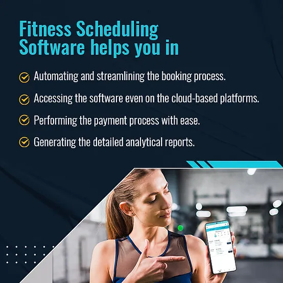 Fitness scheduling software helps you in