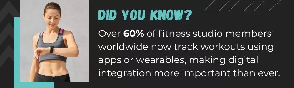 Fitness software connects workout tracking wearables and members