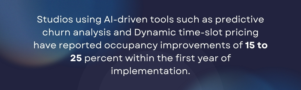 Studio staff reviewing an empty appointment slot on a scheduling screen