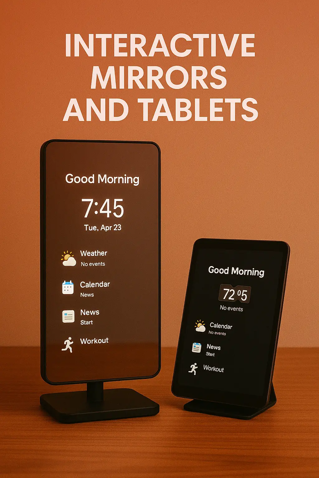 Interactive Mirrors And Tablets