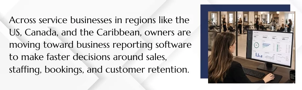 Service businesses adopt reporting software for faster decisions globally