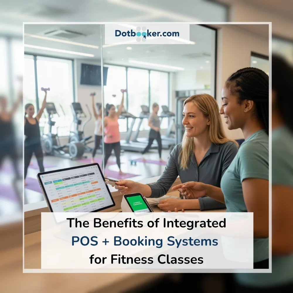 Integrated POS and booking software streamlining fitness studio management and client experience