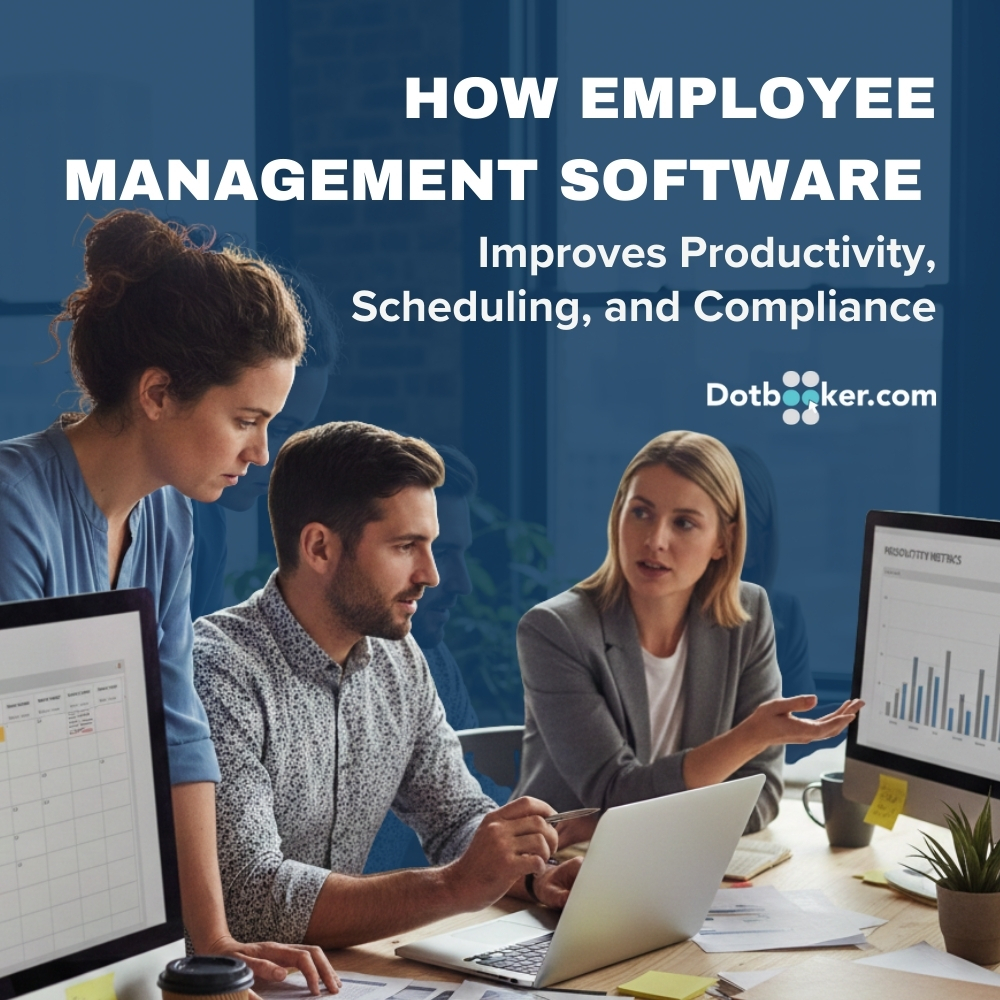 Employee management software improving productivity, scheduling, and compliance for growing teams