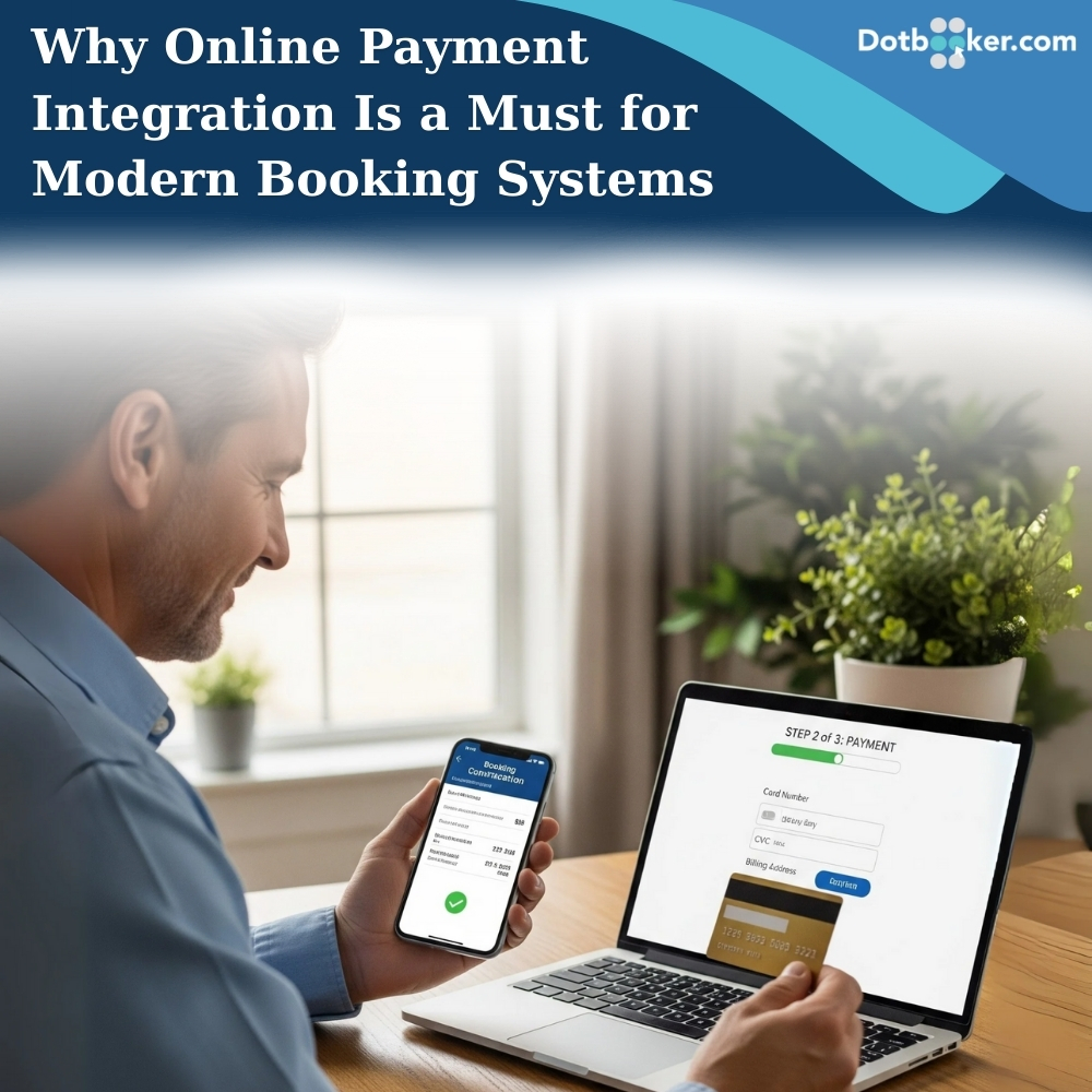 Online booking with integrated payment