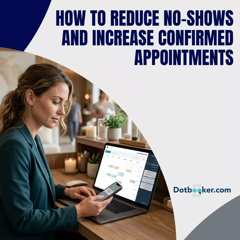 Reduce appointment no-shows with booking confirmation and reminder systems