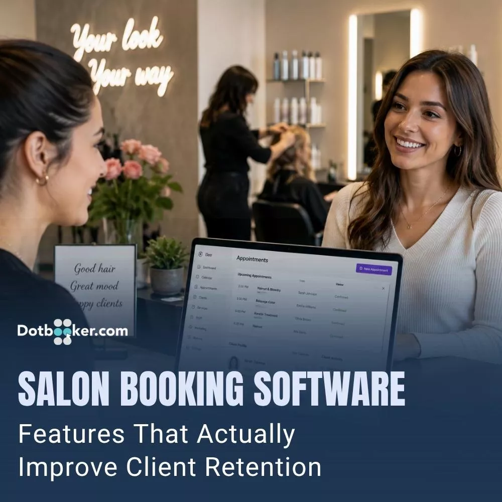 Salon booking software that helps salons increase repeat client visits