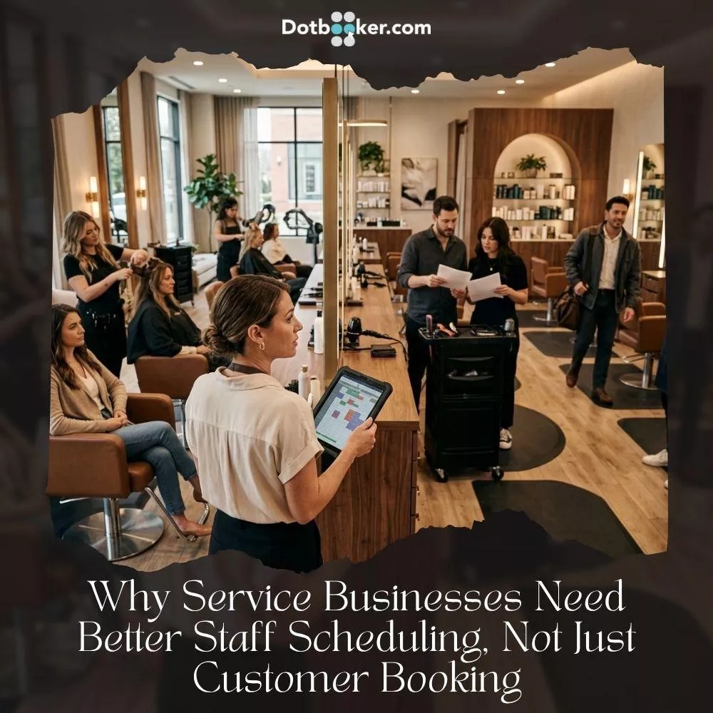 Why Service Businesses Need Better Staff Scheduling, Not Just Customer Booking
