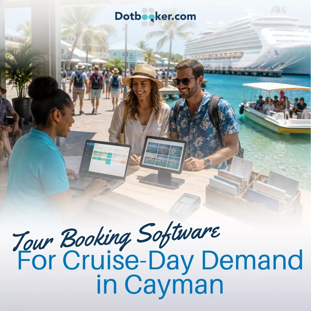 Tour booking software for Cayman cruise-day excursions