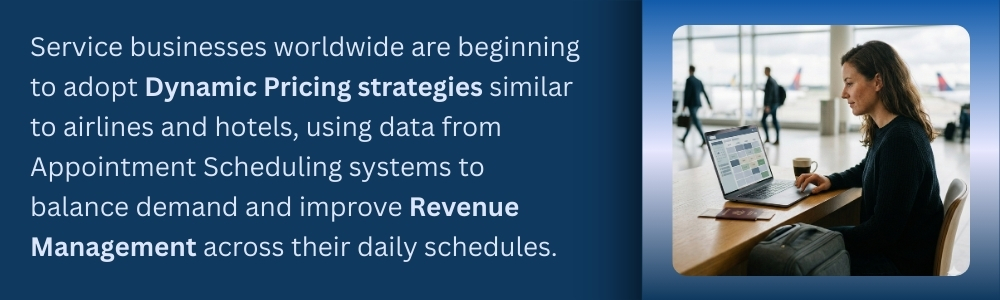 Airlines and hotels adjust prices frequently using dynamic pricing